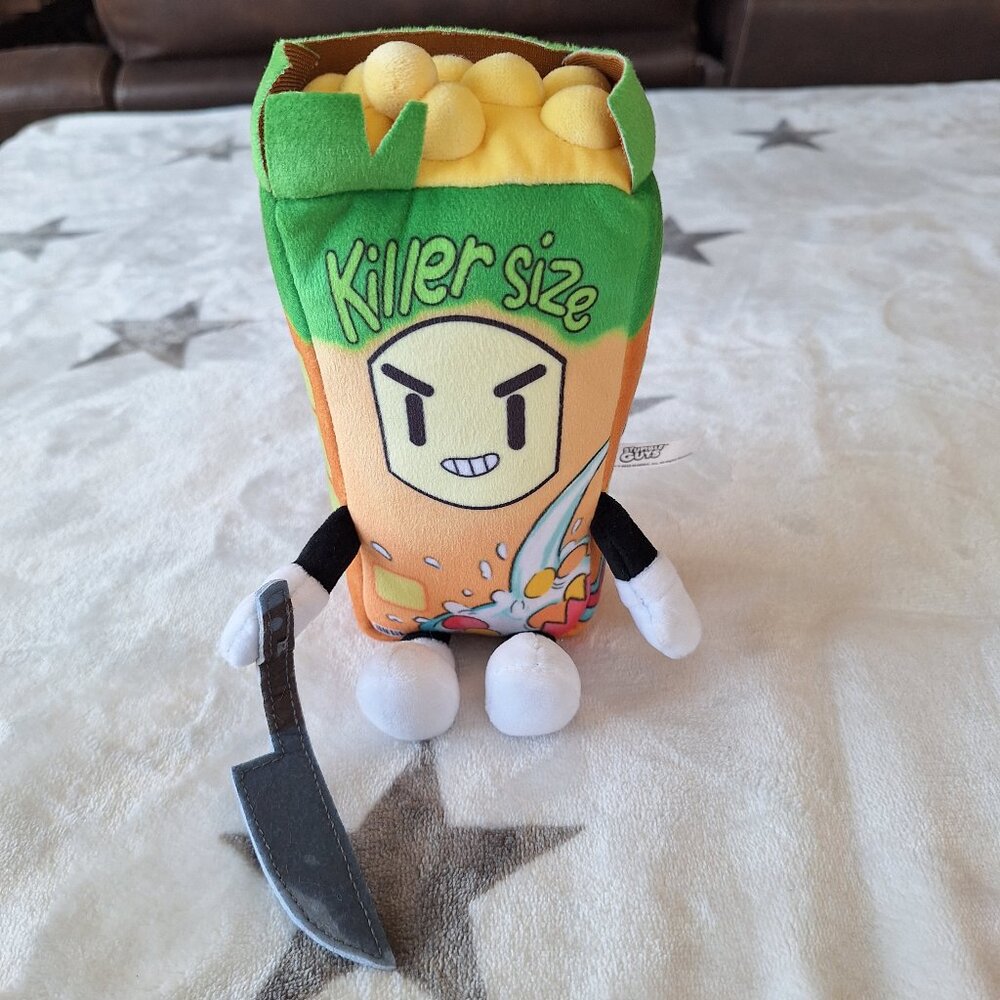 2023 Stumble Guys CEREAL KILLER Plush Stuffed Toy 8" Gamer Battle Royale